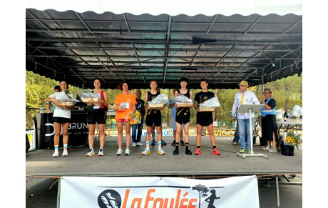 Les athlètes de l’ACSM33 au rendez-vous des Foulées Saint-Aubinoises !