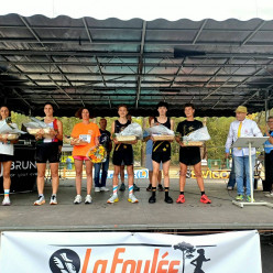 Les athlètes de l’ACSM33 au rendez-vous des Foulées Saint-Aubinoises !